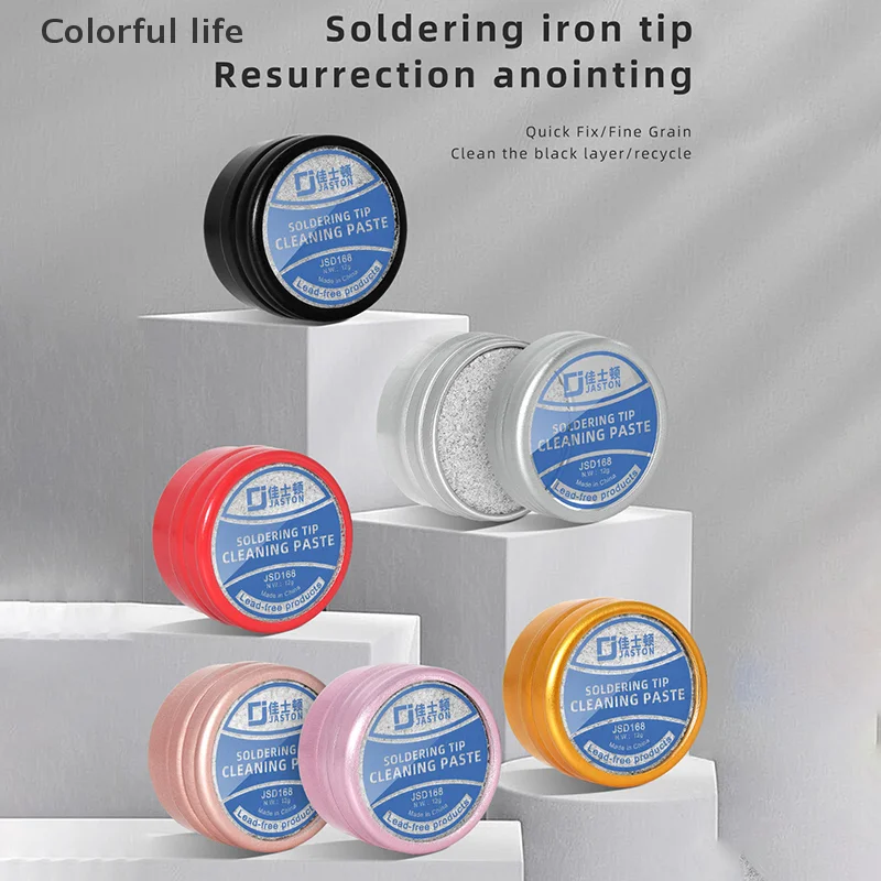 

Electrical Soldering Iron Tip Oxidation Clean Plaster Resurrection Plaster Refresher Solder Cream Non-stick Tin Repair Tool