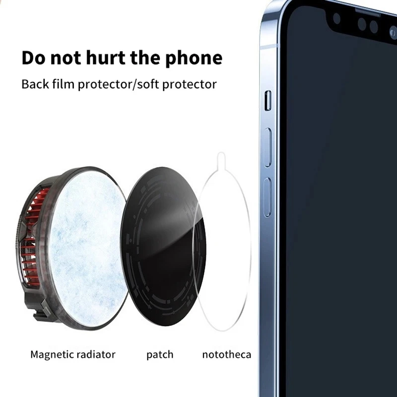New 6/9cm Phone Ring Game Radiator Metal Plate Sheet Sticker For Magsafe For IPad Tablet PC iPhone 14 15 Phone  Accessories