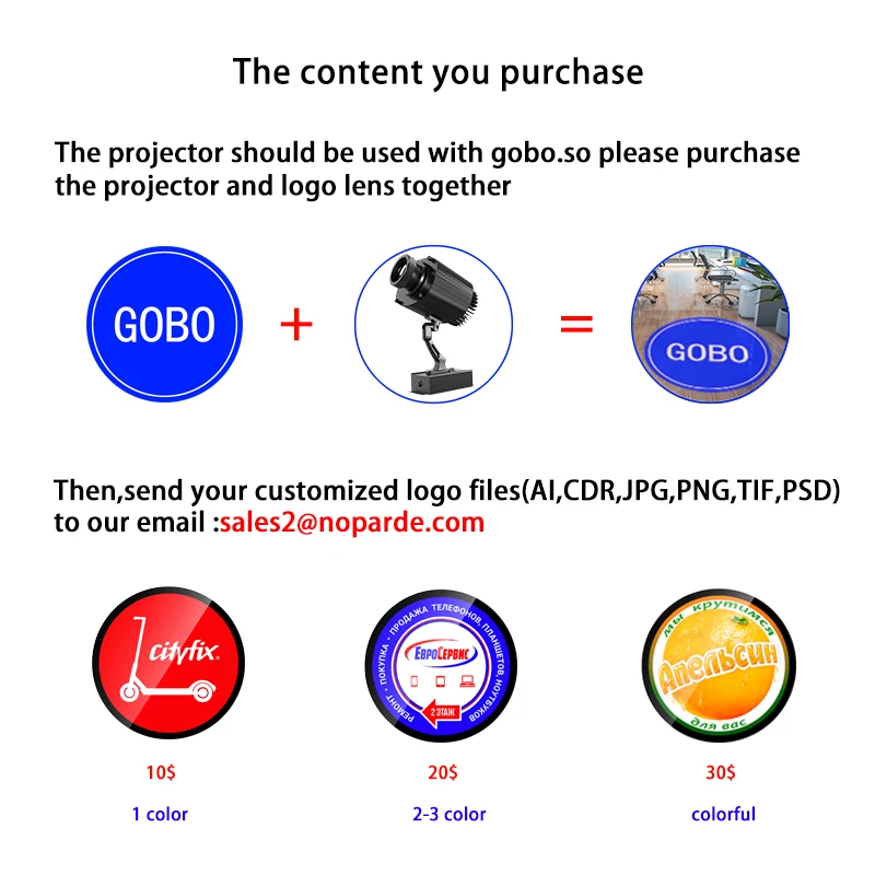 Custom Gobo Advertising Light Rersonnalisé Outdoor Waterproof IP67 Image Rotation Led Logo Projector On Shop Entrance Floor