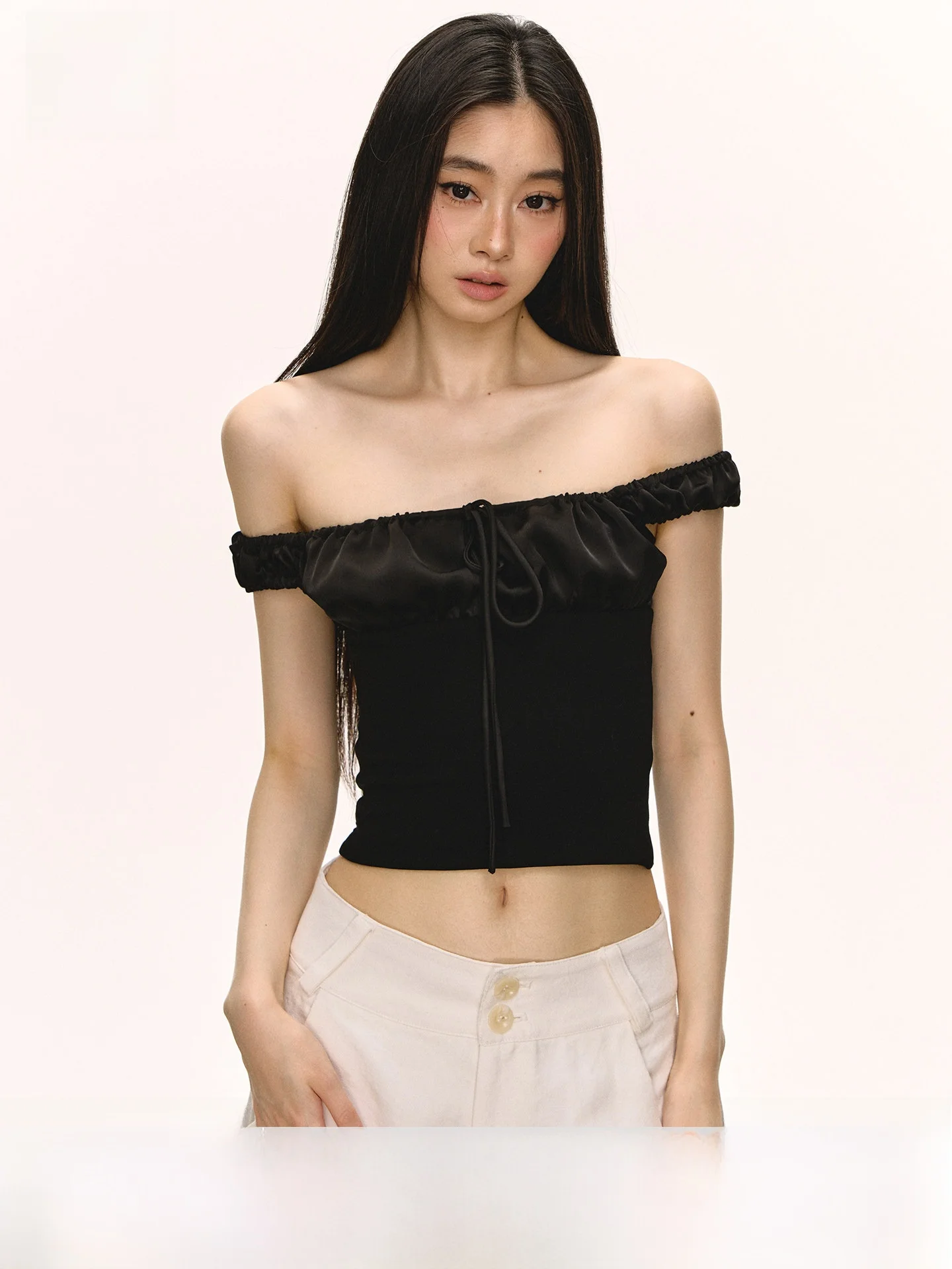 

Женская футболка Anna Aneae ort Sve Bla с поясом, утягивающий топ, летняя сексуальная повседневная одежда для девочек, модная повседневная одежда