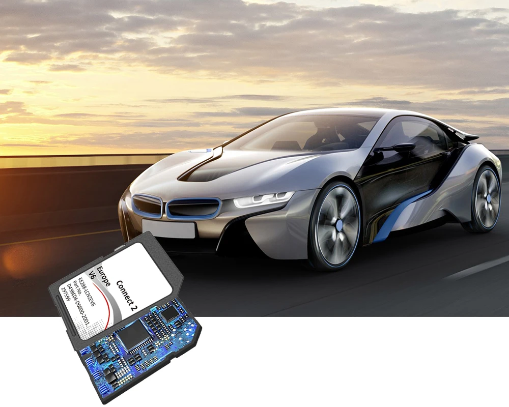 16GB Connect2 V6 Bản Đồ GPS Phiên Bản Bộ Nhớ SD Thẻ Điều Hướng Châu Âu Xe Ô Tô
