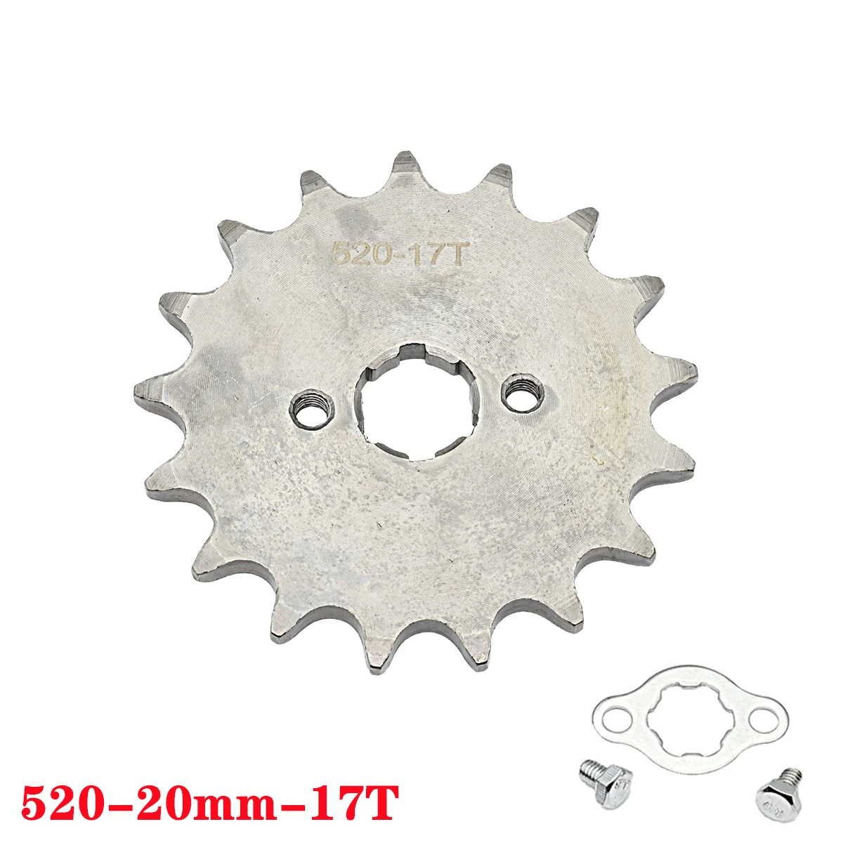 520# Chain 20mm 10T - 21T Front Engine Sprocket For Loncin Zongshen Lifan Shineray 150 200 250cc ATV Quad Dirt Bike Motorcycle