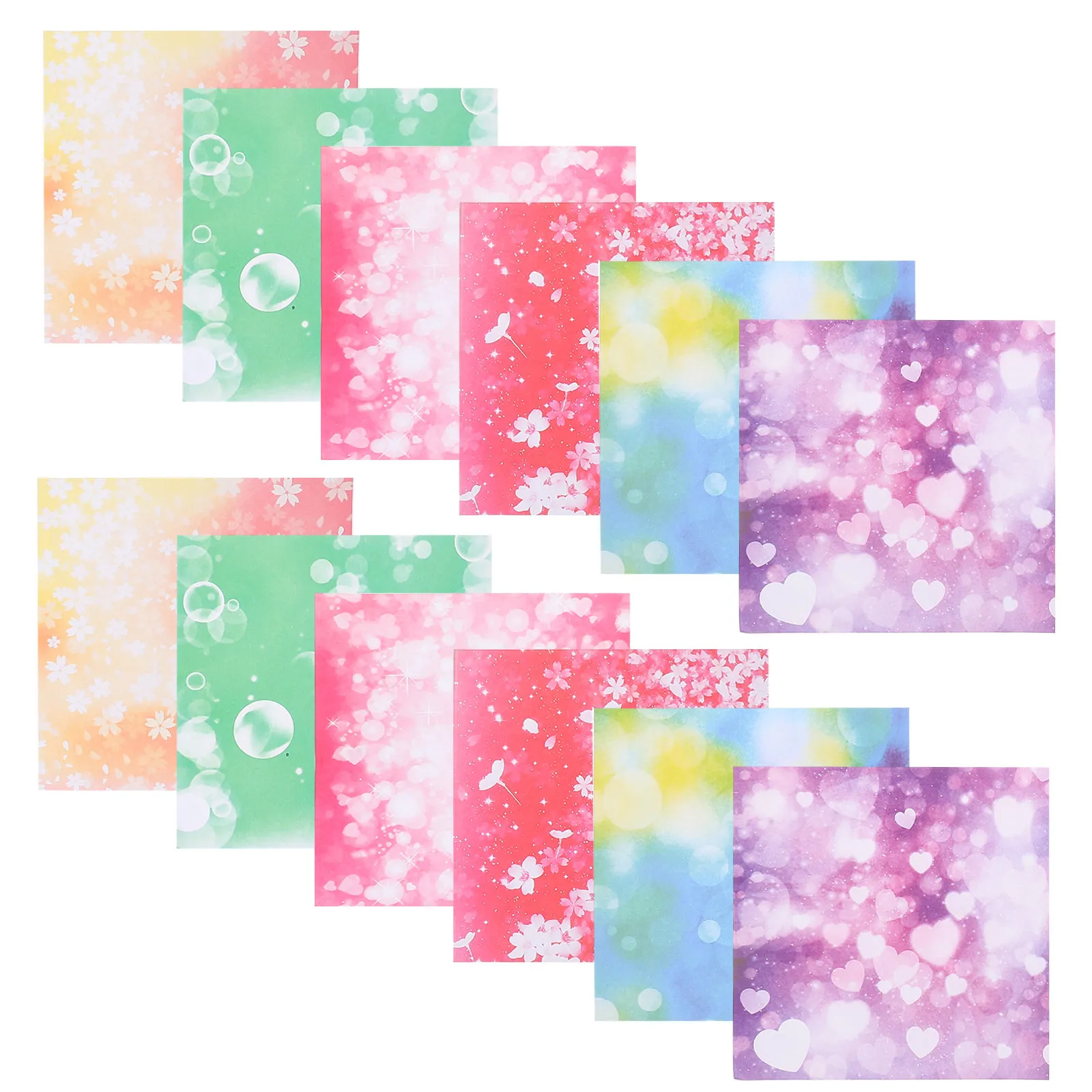 Sky Paper Double Sided Design Mini Stars Folding Craft Package Beautiful Pattern DIYDecoration Environmental Safe