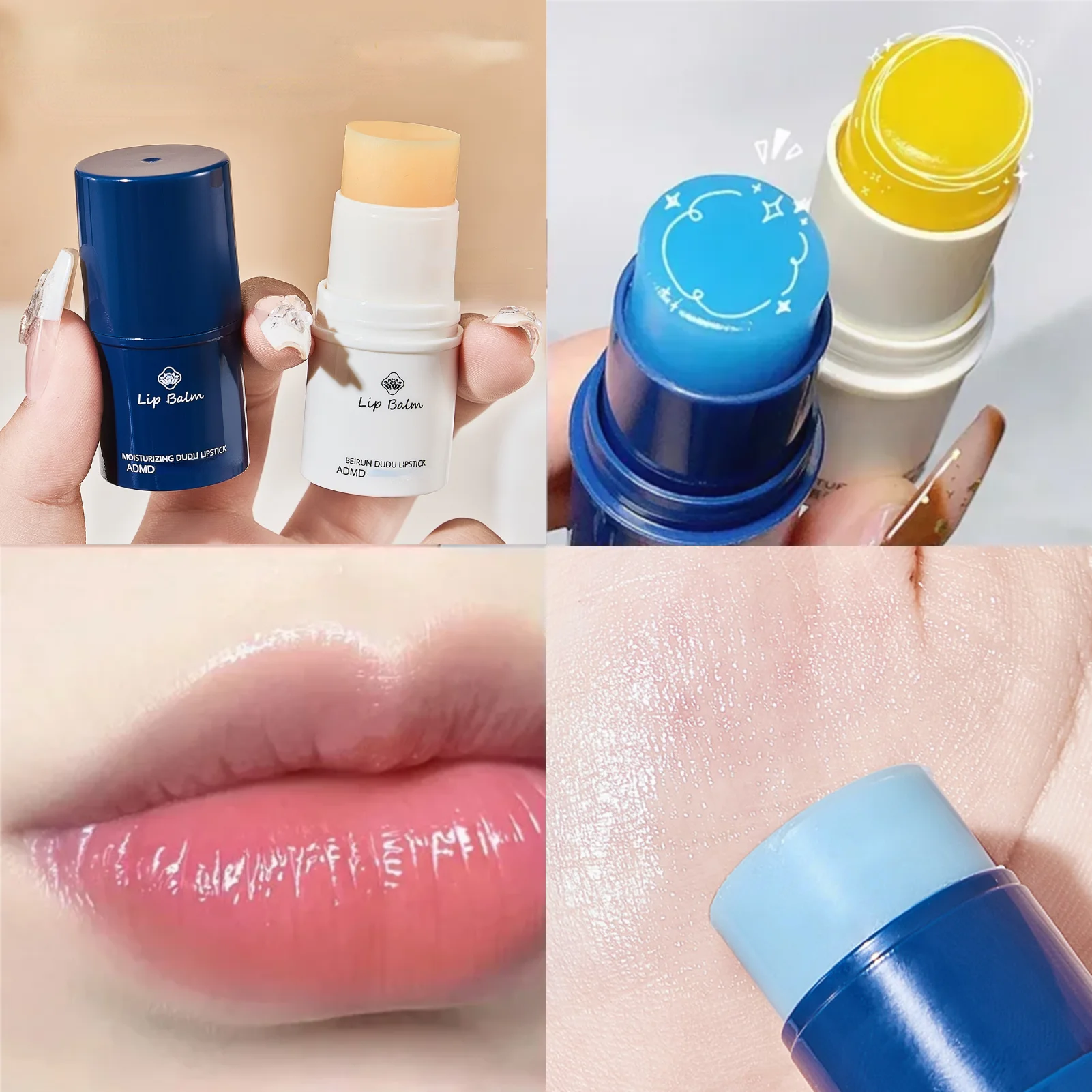 1PC Nourishes Lips, Non-sticky, Prevents Dryness, Makes-up Primer, Waterproof Lip Balm, Suitable for All Skin Types