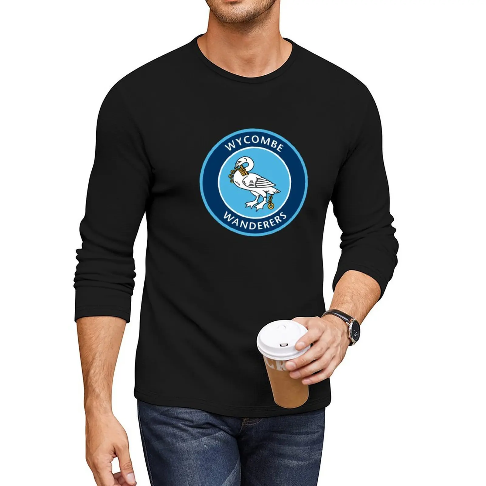 

Wycombe Wanderers FC Long T-Shirt oversized t shirts anime clothes oversized t shirt t shirts for men pack