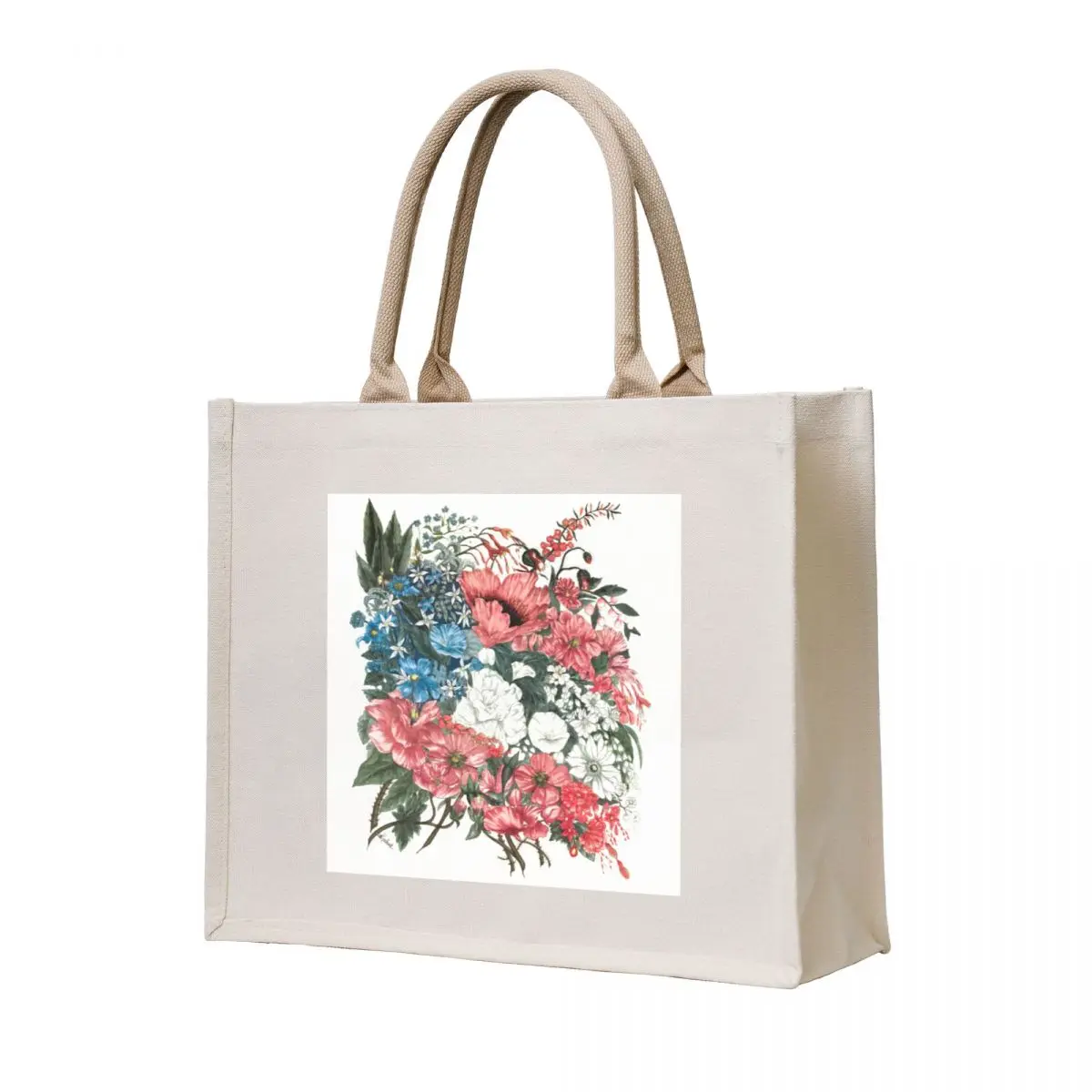 

Flowers of the South Tote Bag eco pack Big bag women shopping bags foldable