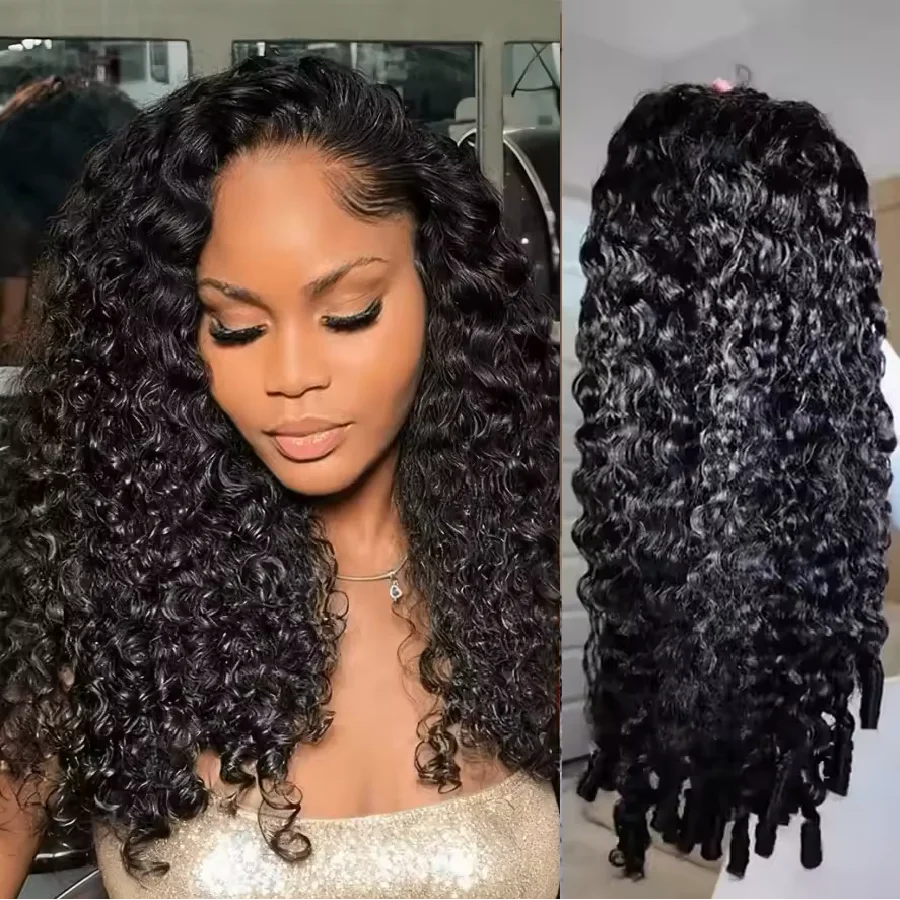 

Парик из натуральных бразильских волос Burmese Curly, 13x6, с кружевной передней частью, 36 дюймов, 200% плотность, натуральный черный цвет, HD прозрачное кружево