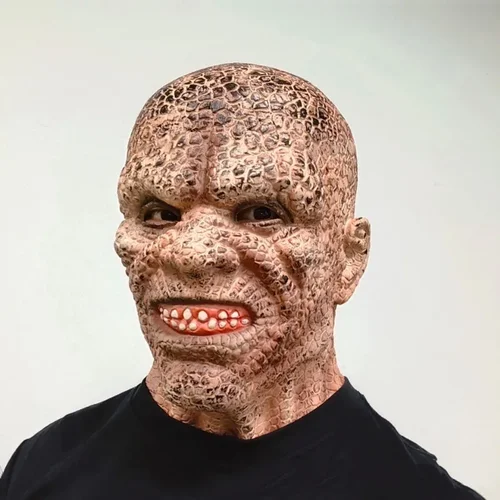 Killer Croc 코스프레 라텍스 마스크, 영화 존스 코스튬 소품, 카니발 파티, 멋진 원피스 할로윈 마스크, 남성용 신제품  Best5