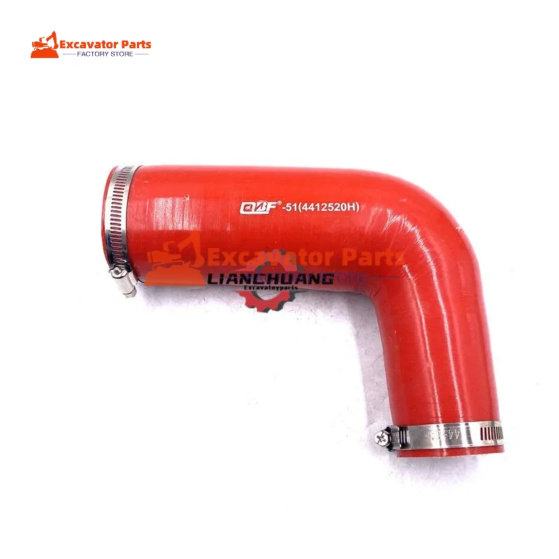 For Hitachi ZAX ZX200 210 240 270 3 Intercooler Pipe 6BG1 Intercooled Intake Tube Hose 4412520H Excavator Parts