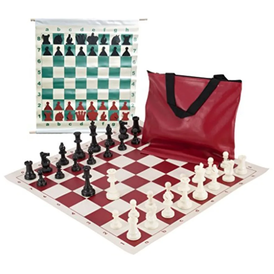 

Basic Scholastic Chess Club Starter Kit for 20 Members Ideal for Classroom or AfterSchool Programs Red Includes 20 Sets of Tour