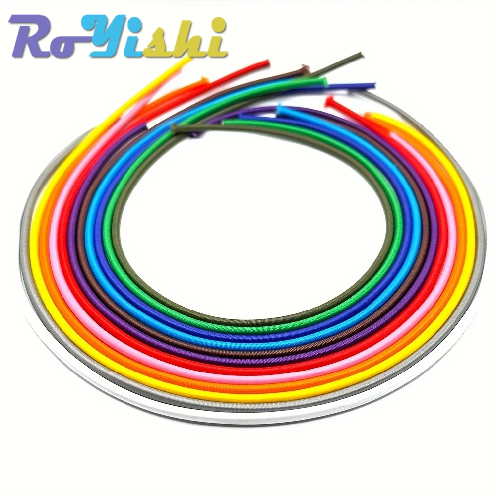 3 Yards 3mm Round Elastics Bungee Shock Cord Elastic Rope Rubber Band Strap String Cordon Shoelaces Sewing Accessories image 4