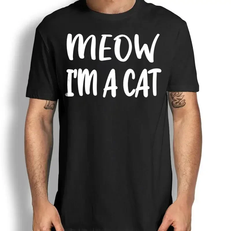 Meow I'M A Cat Funny Halloween T Shirt Shirts