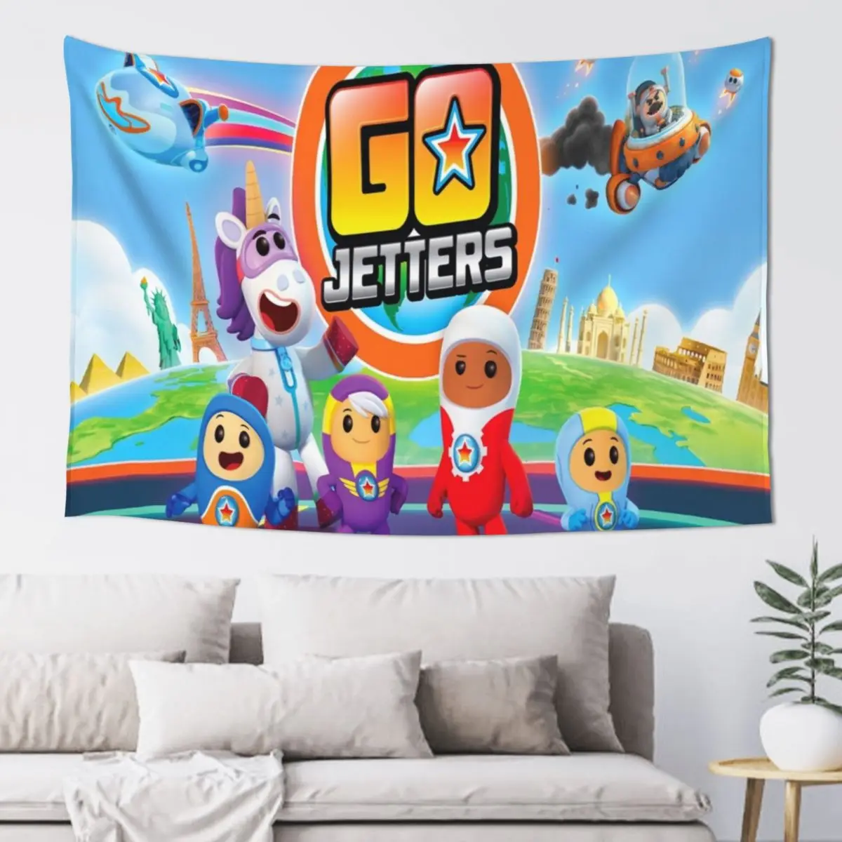 Go Jetters Gift For Fans go jetters costume Tapestry Wall Coverings Decorations For Room Bathroom Decor Tapestry