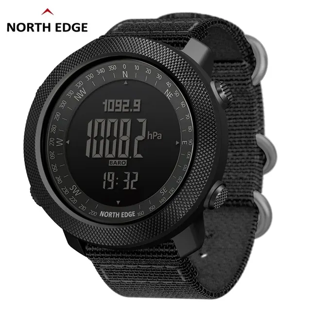 NORTH EDGE Mens Sport Digital Watch Hours Running Swimming Military