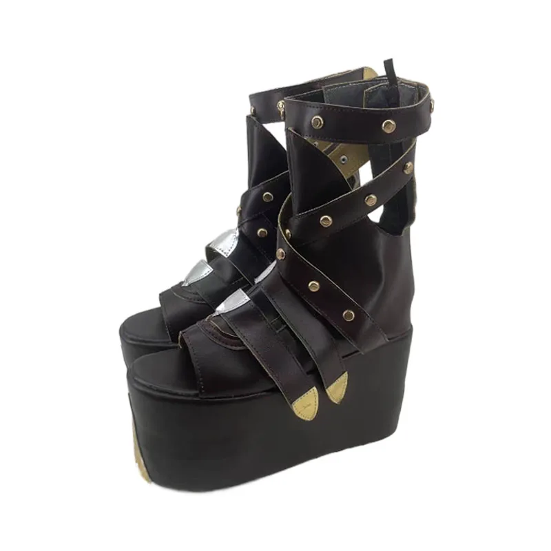 Arknights PEPE Cosplay Shoes Boots Game Anime Halloween Carnival Fiesta