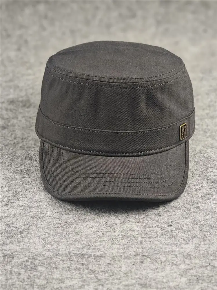 قبعة مسطحة مع إغلاق خلفي، قبعة رجالية كاجوال قابلة للتعديل للفصول الأربعة، قبعة للسفر في الهواء الطلق للارتداء اليومي #6