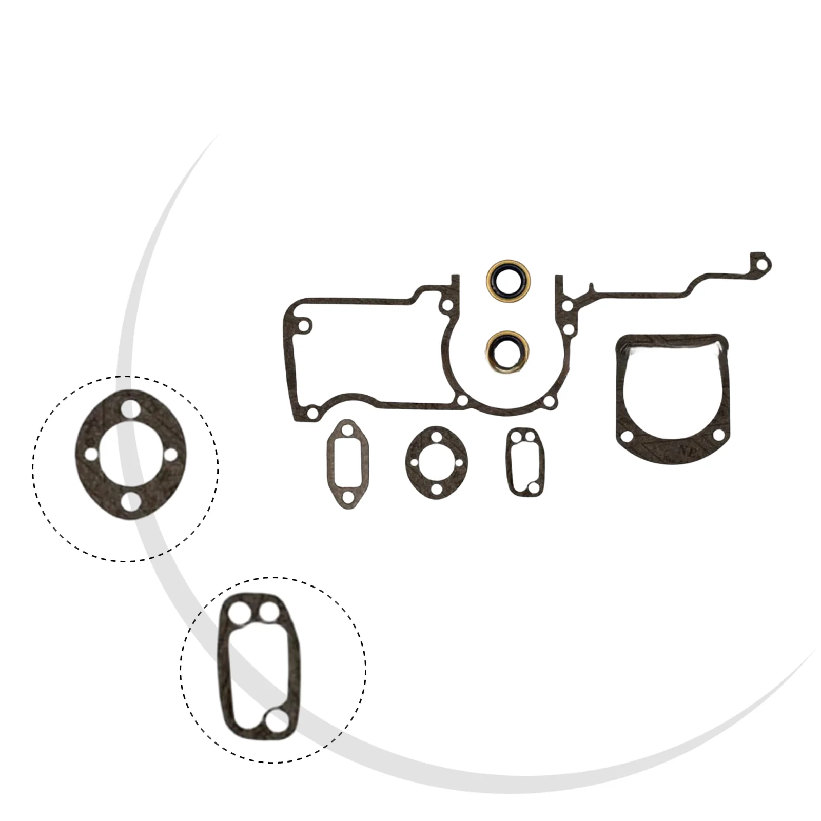 Kit de repuesto de junta y sello de aceite para motosierra 61 268 268xp Compatible con piezas 501 52 26 04 y 501522604 para uso extendido