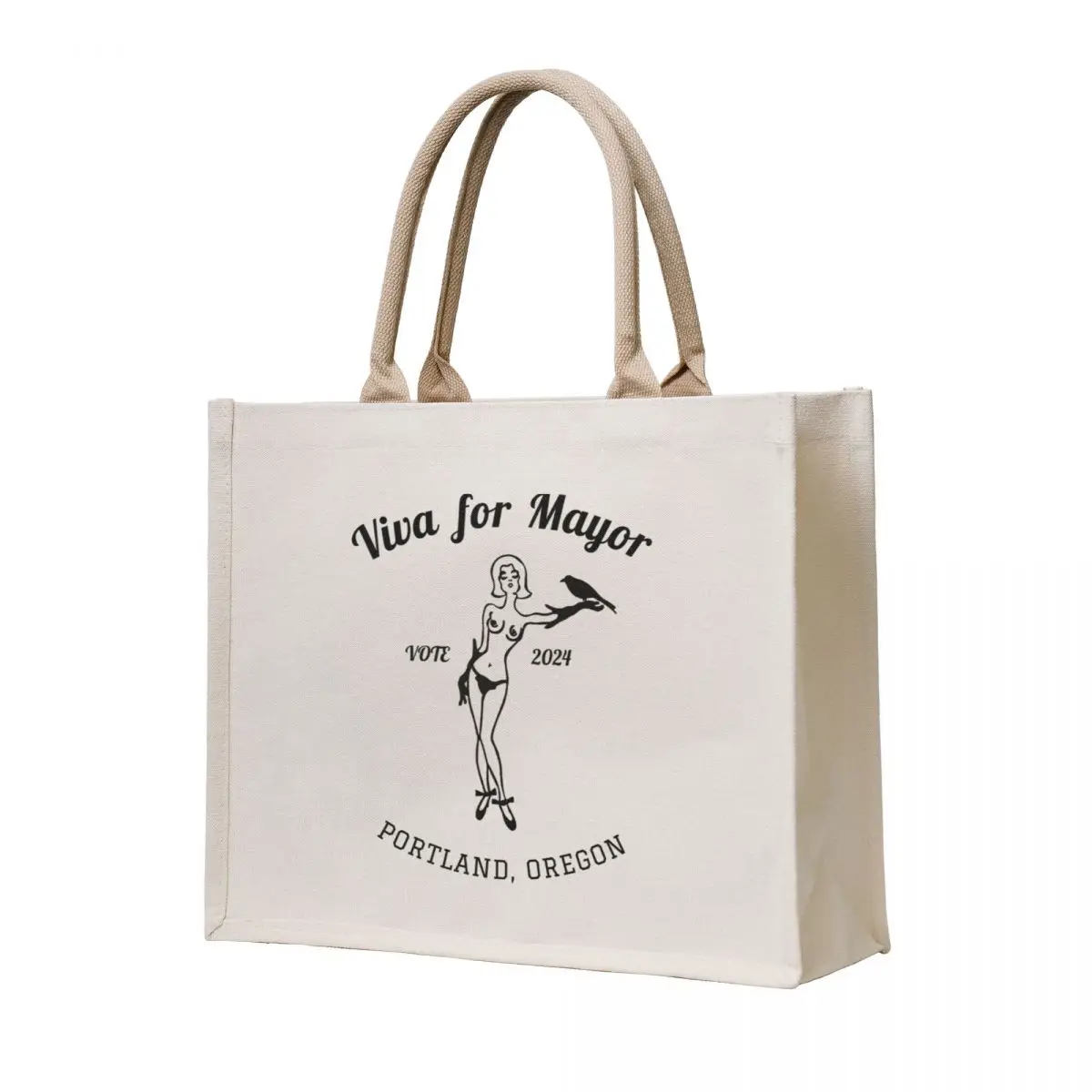 

Viva for Mayor Tote Bag shopper bags canvas bags Women's handbag reusable shopping bag