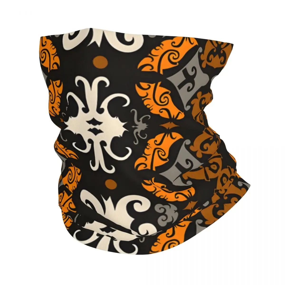 Dayak modello etnico Bandana collo sciarpa bianca multiuso copricapo pesca Unisex adulto inverno