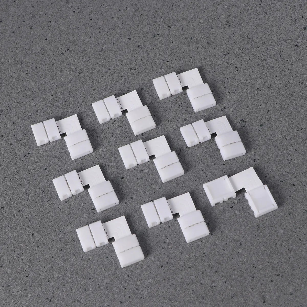 10 Pcs LED Light Strip Connectors Accessories Angle for Strips Corner Lights Waterproof