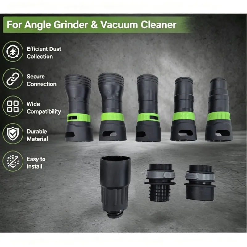ABKP-For Festool Vacuum Hose Dust Extraction Adapter Kit 8Pcs 32Mm/40Mm Corrugated Spiral Pipe Angle Grinder