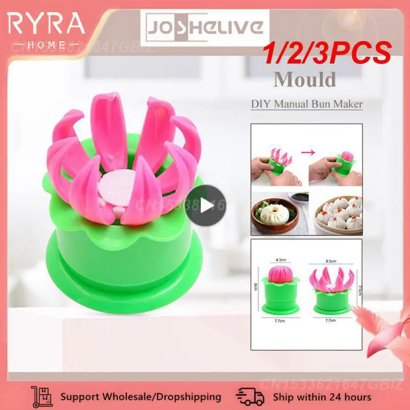 1/2/3PCS Bun Making Mould Ravioli Pastry New Pie Steamed Stuffed Bun Dumpling Maker Mold Chinese Baozi Maker Baking Tools