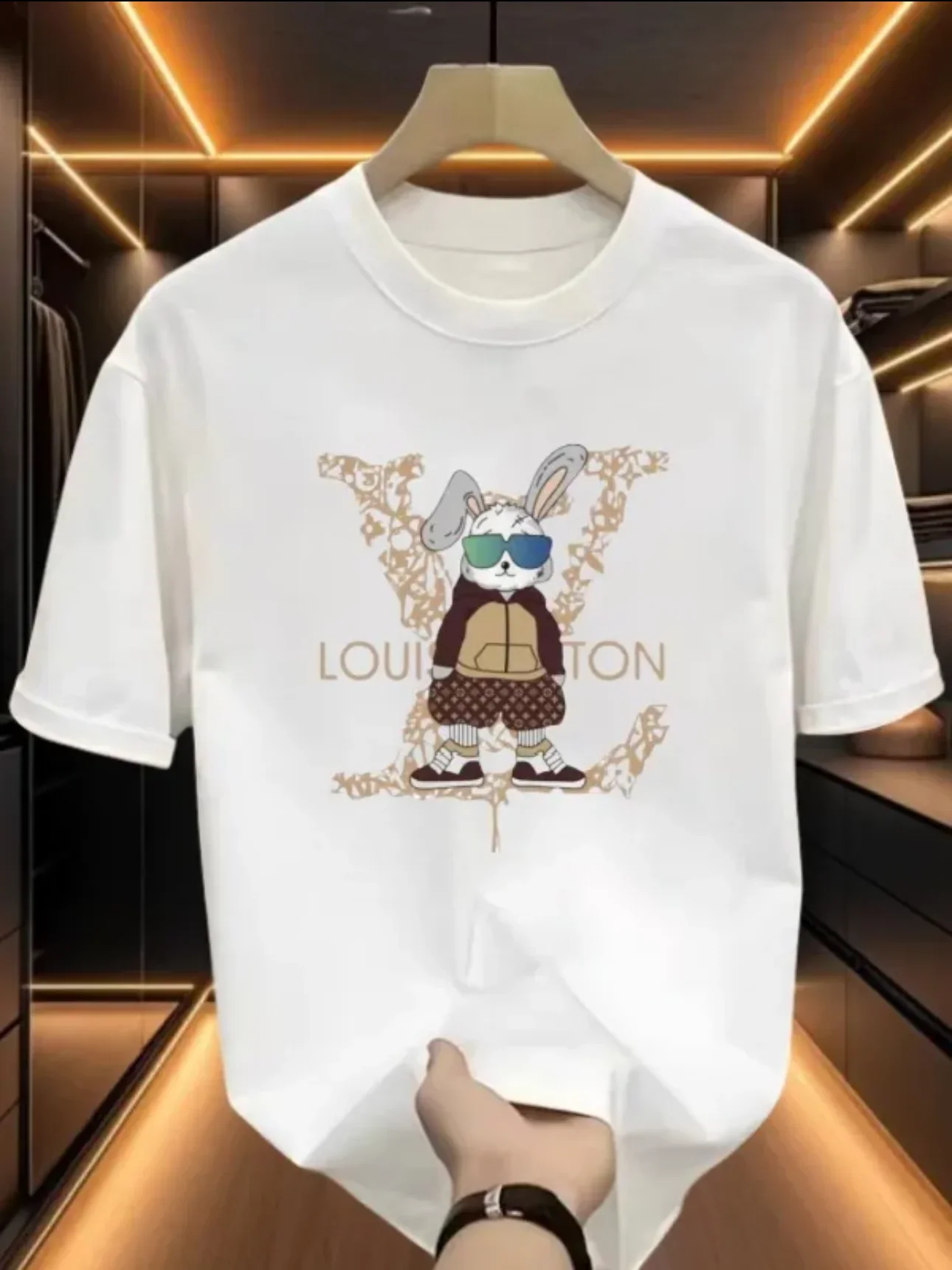 2024 New Summer Pi Shuai Fashion Brand Casual T-shirt Top American Youth Men and Women Explosive Street Couple Dress image 4