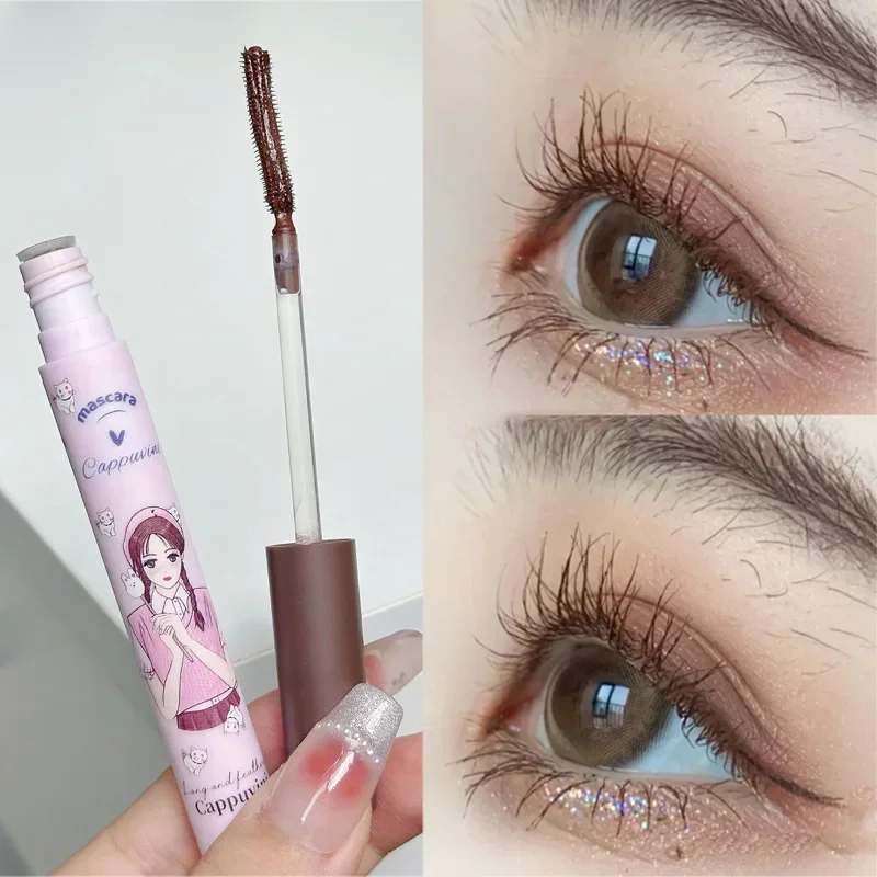 Waterproof Matte Mascara Makeup Black Brown Lasting Thick Lengthening Curling Volume Eyelashes Extension Mascara Eyes Cosmetics