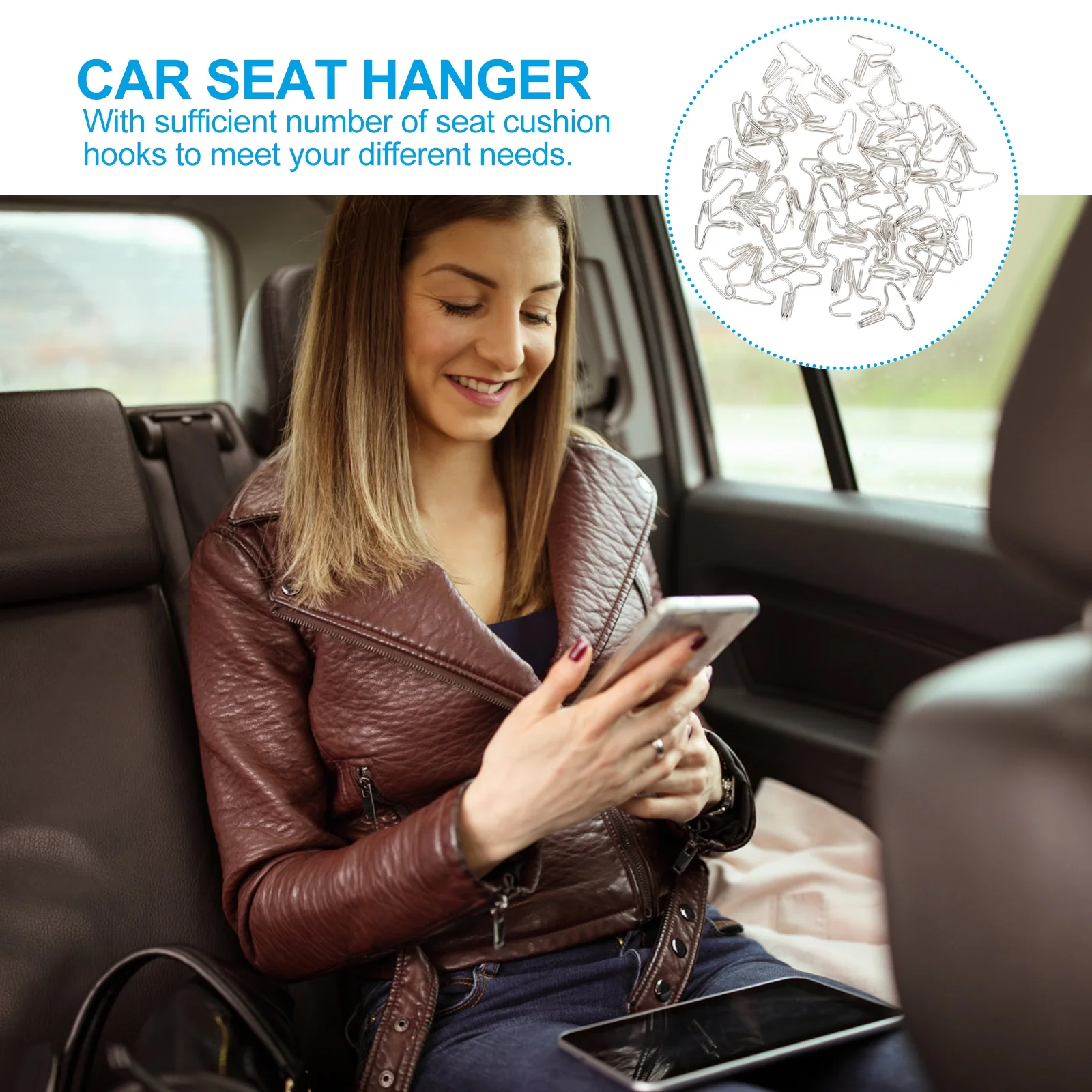 

100Pcs Cushion Hooks High Precision Strong Reliability Suitable for Any Pad Hook Fastener Hook