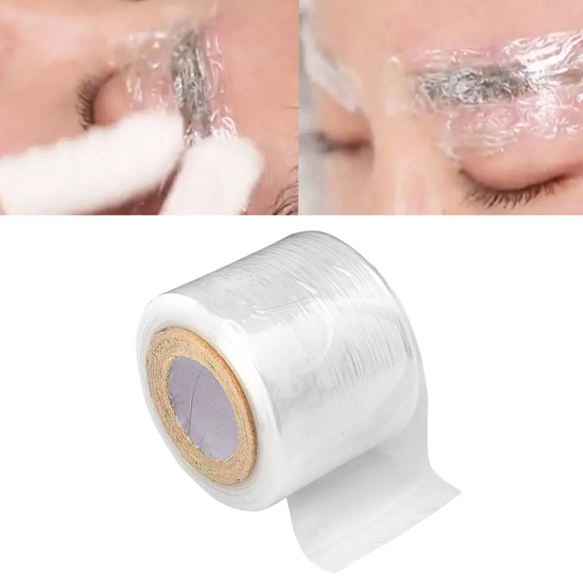 

1 Roll 42Mm X 200M High-Quality Safe Eyebrow Tattoo Preservative Plastic Wrap Film Smooth Skin-Adhesive Brow