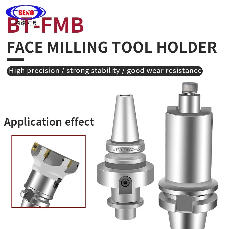 SENO 1PCS BT30 BT40 FMB16 FMB22 FMB27 FMB32 FMB40 Metric Flathead Milling Tool Holder BT FMB CNC Tool Holder Milling Tool Holder