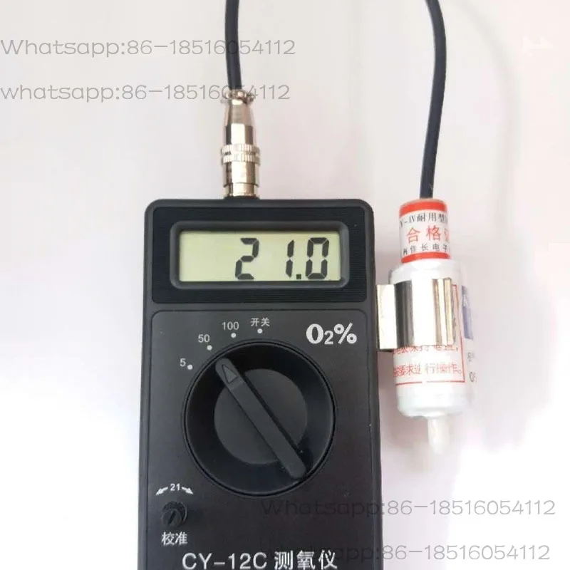 Portable Oxygen Meter CY-12C Oxygen Analyzer Full Range Oxygen Content Concentration Detector