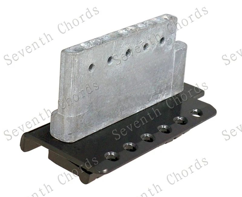 Ein Satz 6-saitiger konkaver Sattel-Tremolo-Brückensystem für E-Gitarren-Zubehörteile, Chrom, Schwarz, Kupfer, Rot zur Auswahl – Detail 23