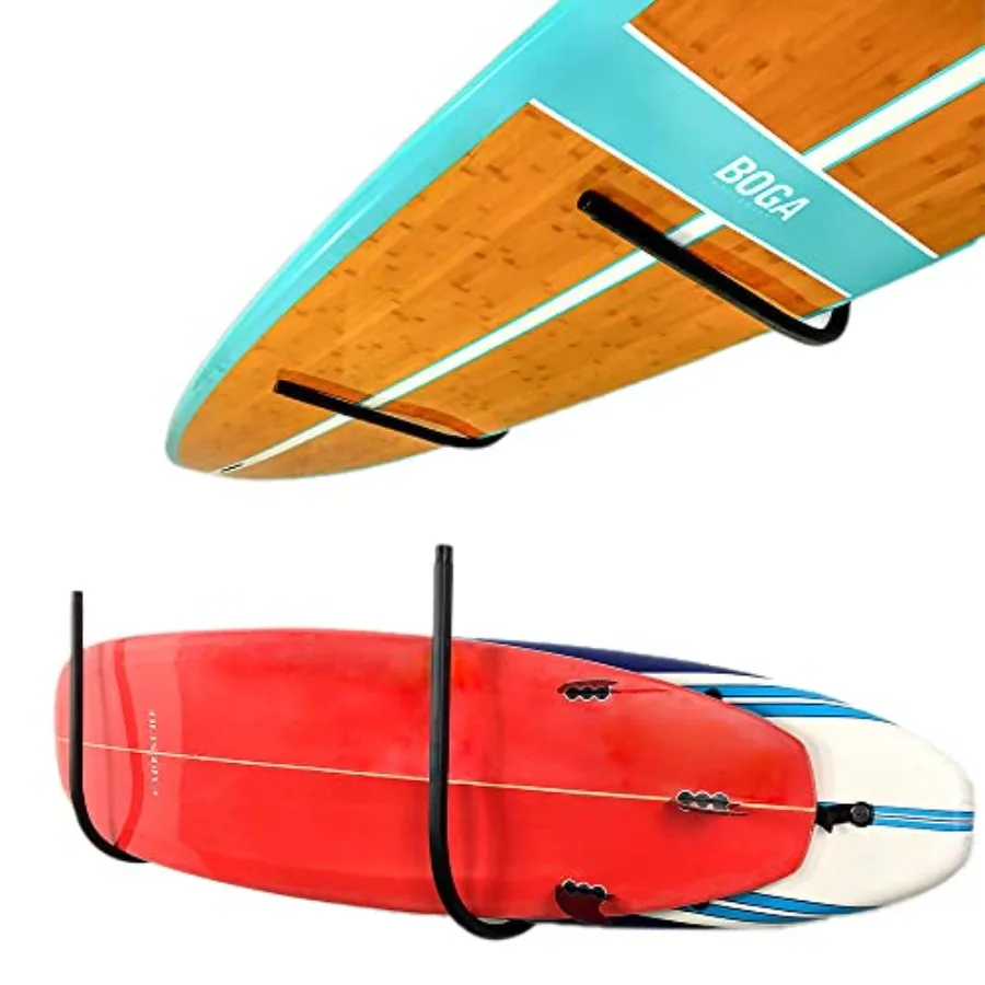 

Stand Up Paddle Board and Kayak Rack - Surfboard Wall Mount and Garage Ceiling Storage Racks - Heavy-Duty Indoor Board and Padd