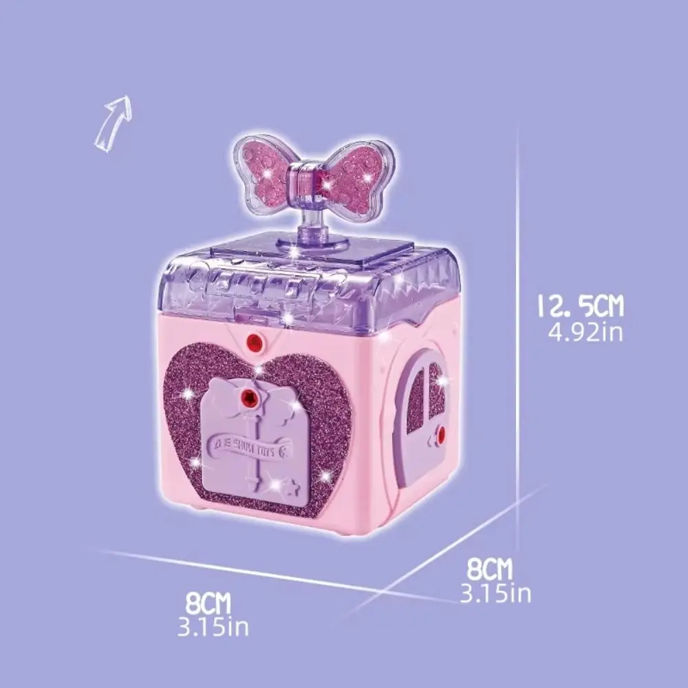 Princess Girl Treasure Chest Toy Educational Toys With Lock Key Girls Jewelry Box Unlocking Cartoon Toys Girl's Jewelry Toys