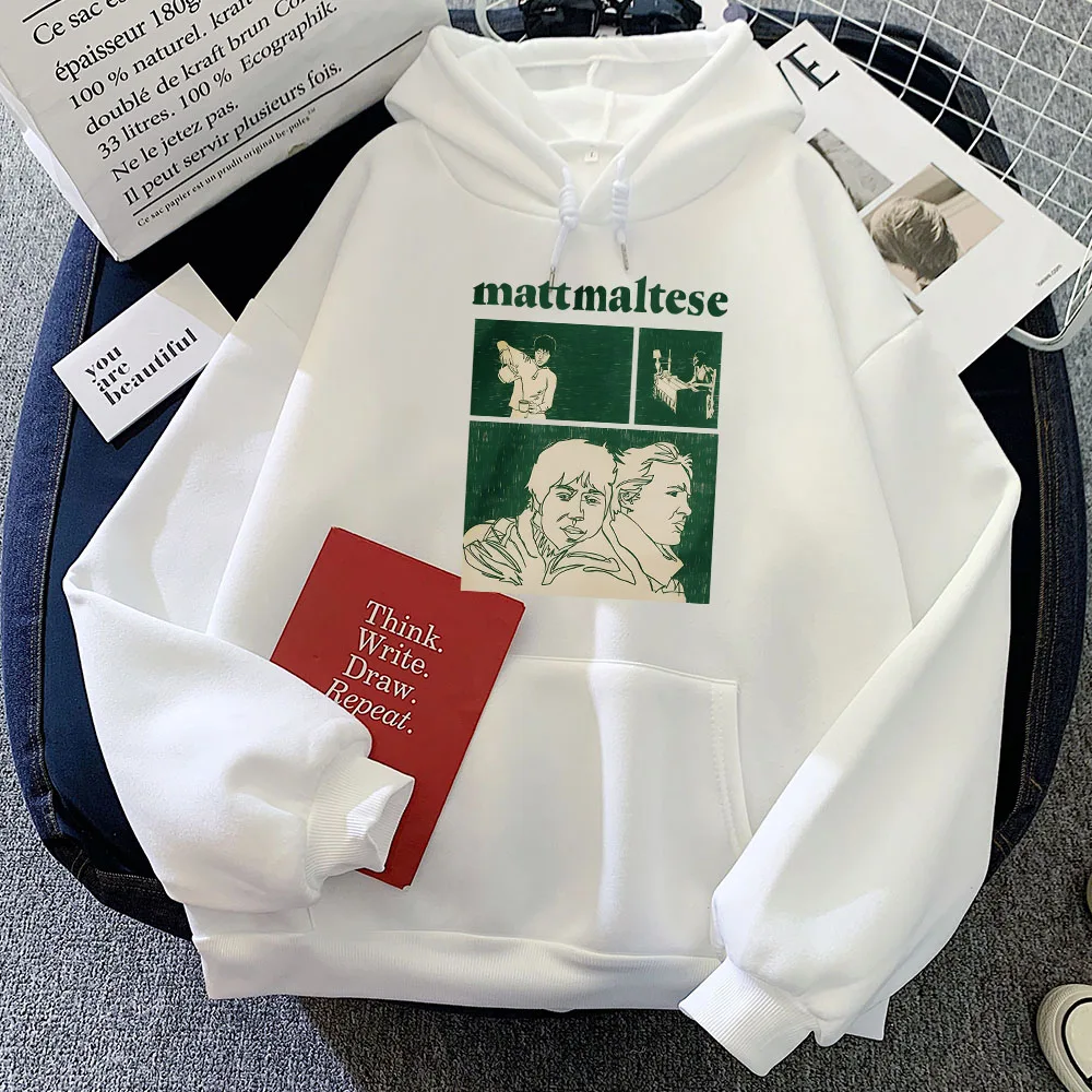 Sudadera con capucha Singer Matt Maltese con estampado gráfico para hombre, ropa de calle Touring Just To Tour 2025, sudadera con capucha de alta calidad