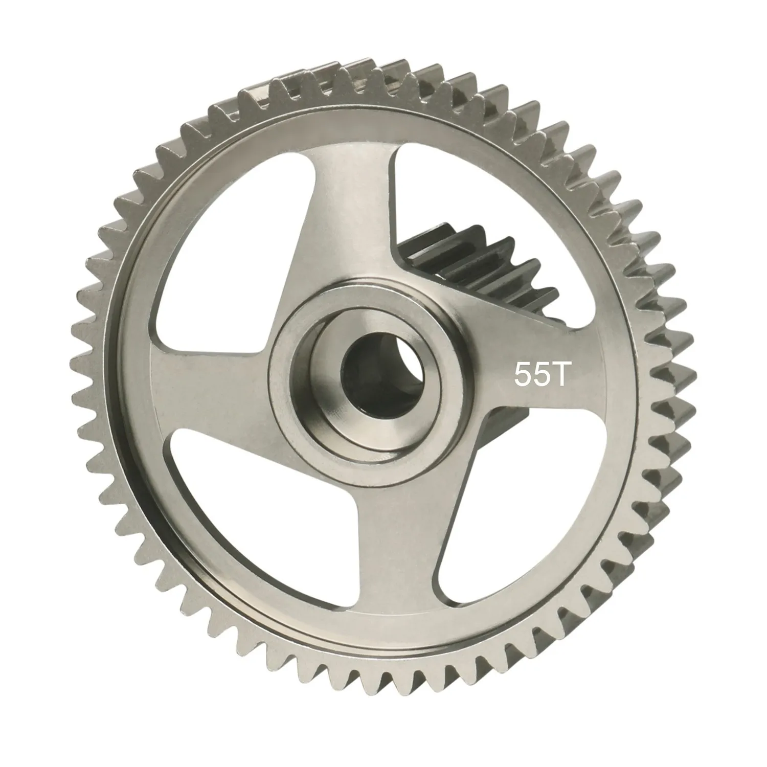 LCX Racing Aluminum Transmission Spur Gear 55T for Tamiya DT-04 Hornet EVO Grasshopper Upgrades Parts Accessories