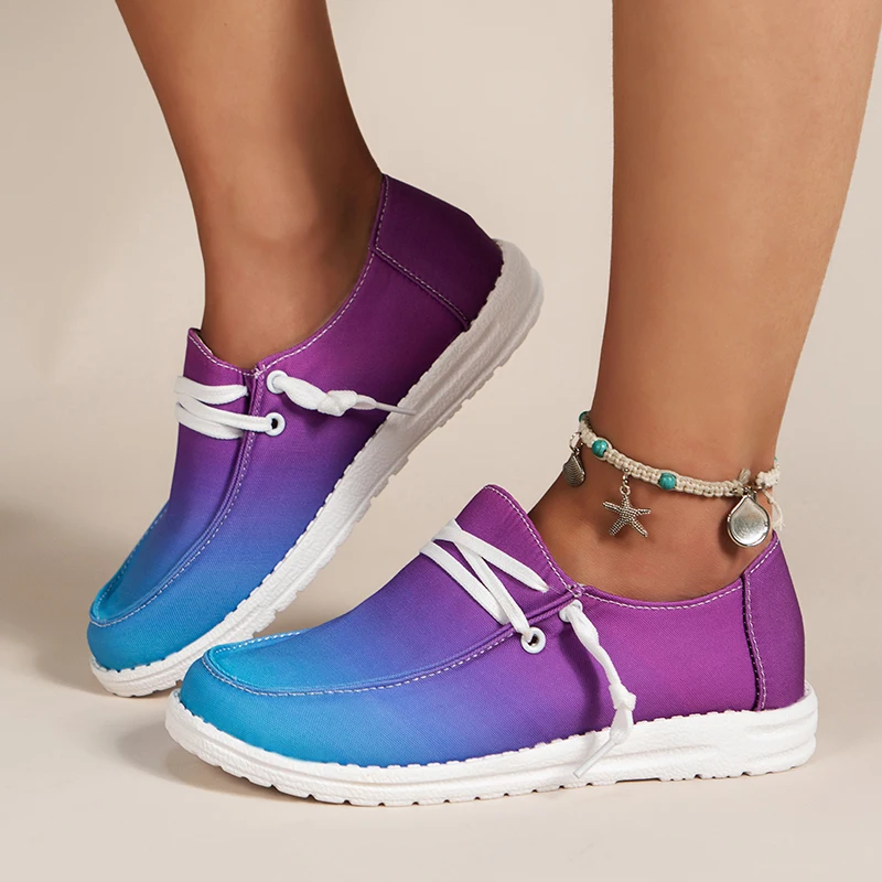 Vulkan isierte Schuhe blaue Leinwand Damenschuhe Sommer Trend Mode lässig weibliche Turnschuhe Komfort leichte weiche Sohlen Slipper heiß