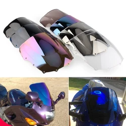 Motorcycle Double Bubble Windshield For Kawasaki ZZR400 1993-2007 ZZR600 ZZR 400 600 WindScreen Accessories Fairing Deflector