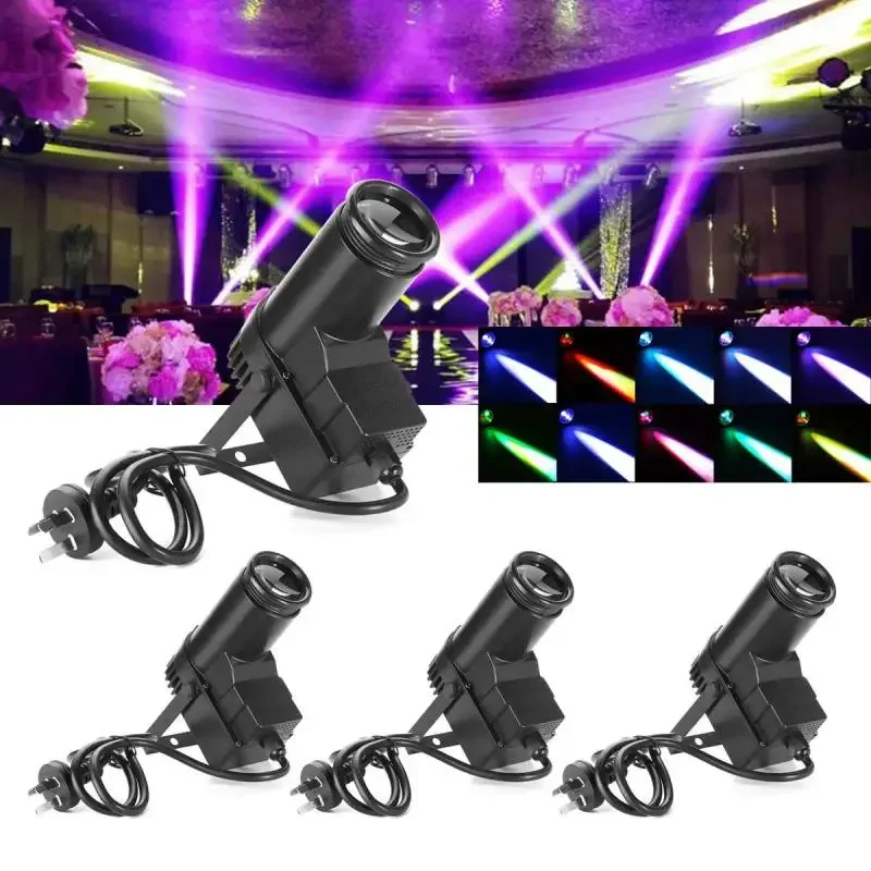 10 واط RGBW LED DMX512 ضوء المرحلة Pinspot شعاع الأضواء 6CH ل DJ ديسكو أضواء حفلة KTV AC100-240V ضوء الليزر تأثير جديد 2025