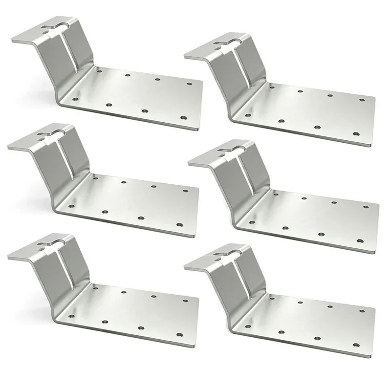 6-Piece T-Post Bracket, T-Post Target Hanger, Fence Bracket for T-Post