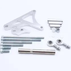 TAKPART for SB Ford 289 302 347 Billet Polished Aluminum Alternator Bracket Kit Small Block