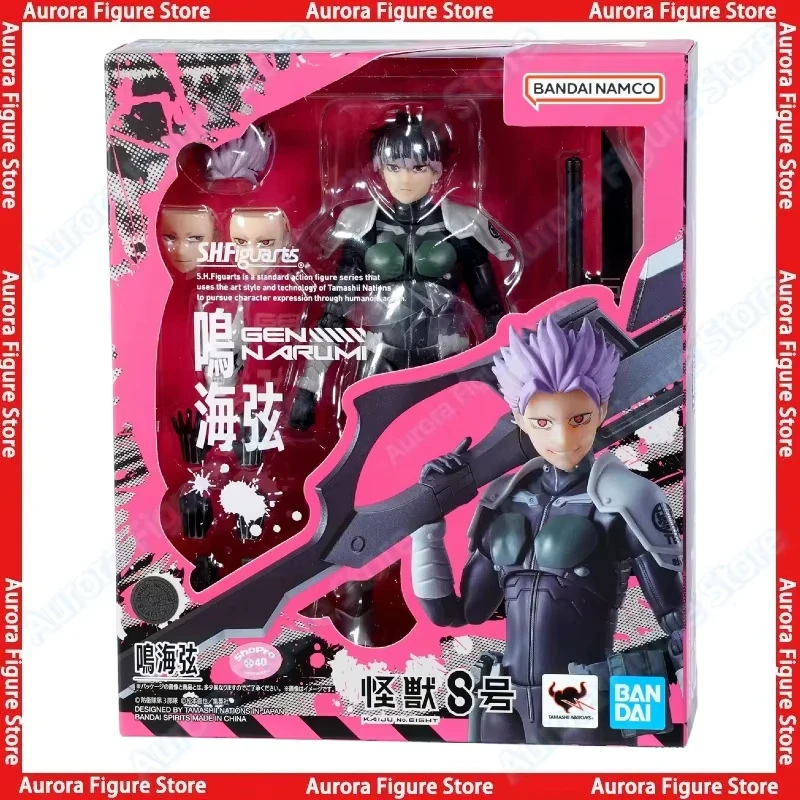 Op voorraad Bandai Kaiju No. 8 S.H.Figuarts SHF Gen Narumi Anime Actionfiguren Speelgoedmodellen PVC Cadeau voor verzamelaars