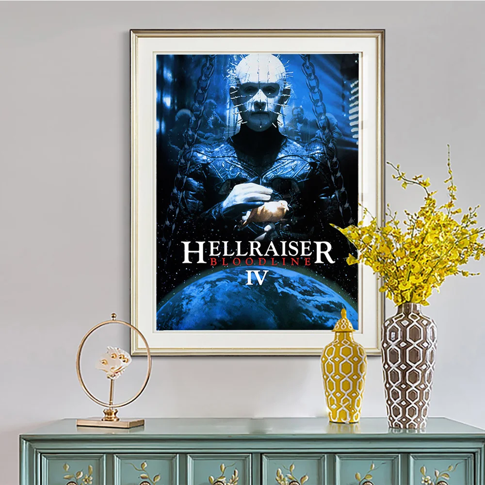 Hellraiser British Supernatural Horror Film Print Art Poster Thriller Movie Canvas Painting Decor Wall Stickers