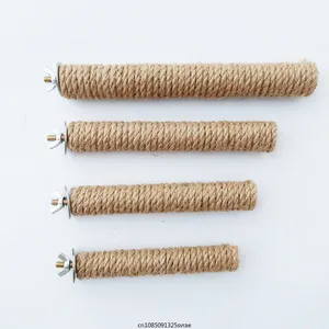 Madeira Pássaro Garra Bico Moagem Bar, Pé Vara, Papagaio Perching Station, Plataforma, Brinquedo Gaiola, Pet Supplies, Diâmetro 2,2 centímetros 12 principais vendas sapatos de bico - №9