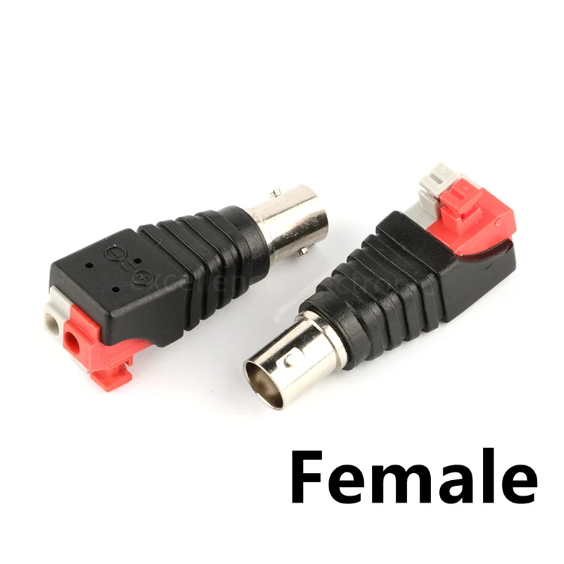 2/5/10PCS Q9 Stecker 75-5 Drücken BNC Connector Analog Überwachung Kamera Schweißen-freies bnc Video Kabel Kupfer Core Interface