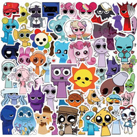 50PCS New Spurnki Rhythm Box Stickers - Decor for Notebook, Water Cup, Guitar, Phone & Computer( Anime Worlds Store)