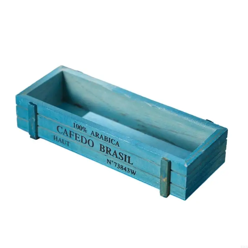 Garden Decors Troughs Decorative Pots Succulents Boxes Rectangle Vase Vintage 