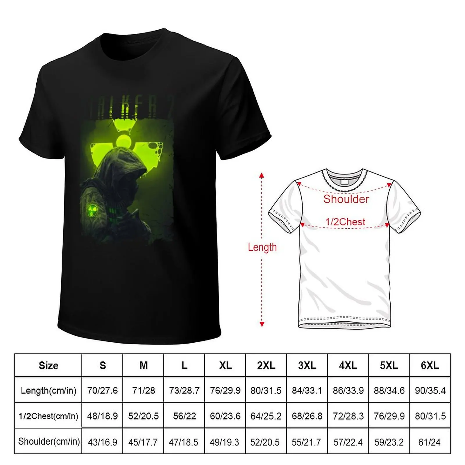Toxic STALKER 2: Heart of Chernobyl 2024 Art T-Shirt Daily Casual Short Sleeve Tee Shirt