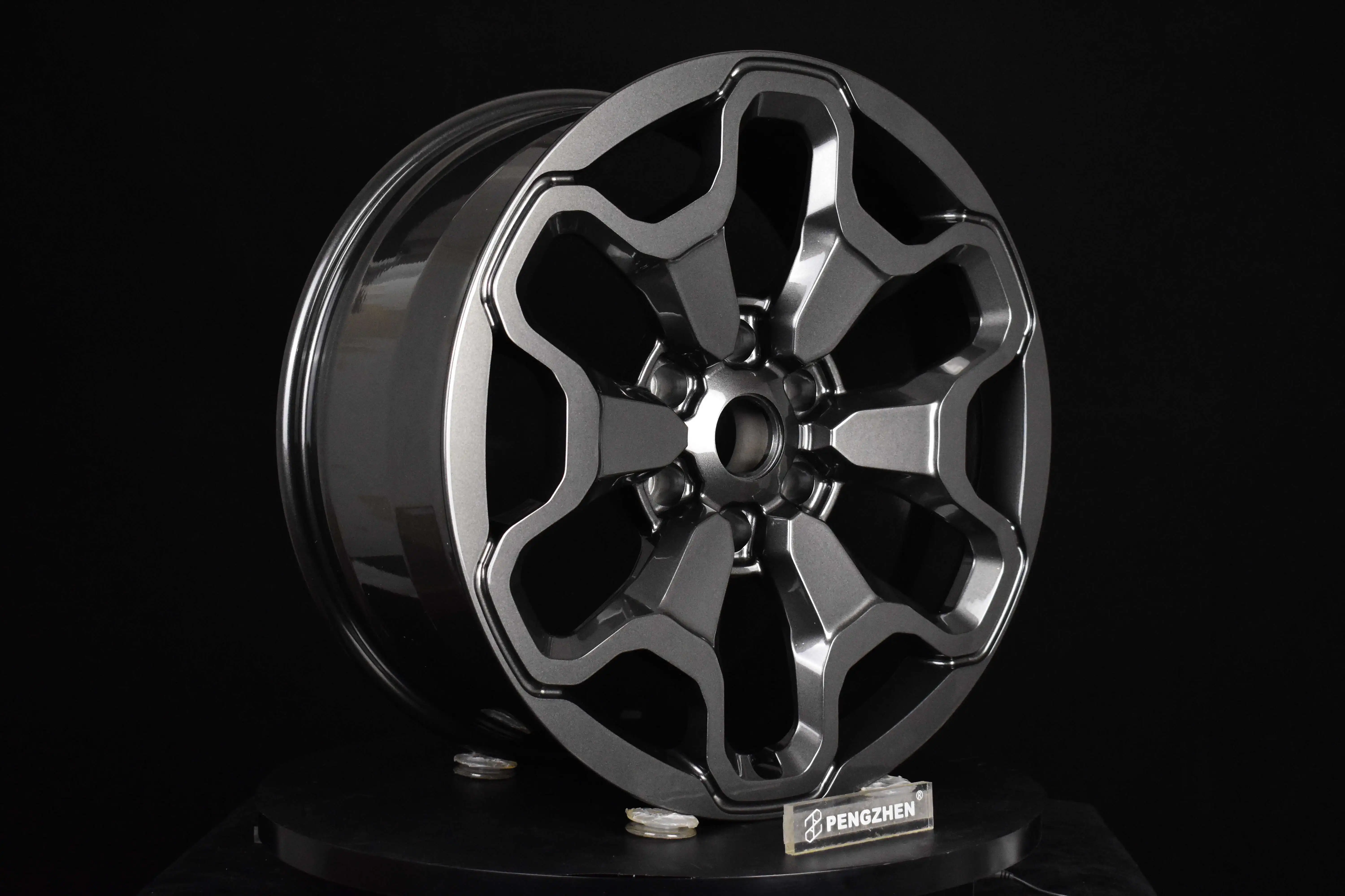 For  Forged Custom 20 Inch Gunmetal Grey Color 6x139.7 Offroad Car Wheels Rims for dodge Ram 1500